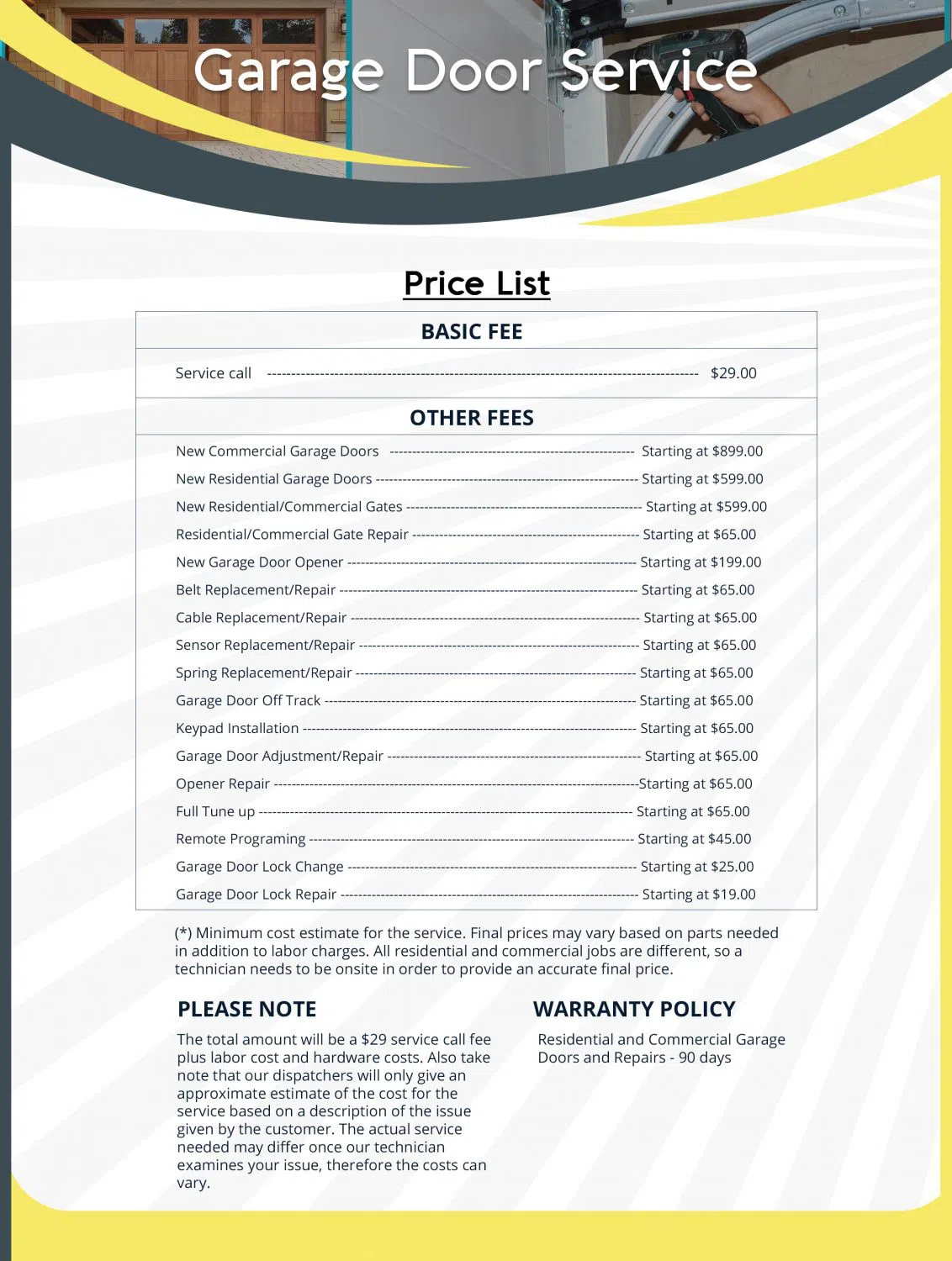 All County Garage Door Service Dallas, TX 469-340-0830